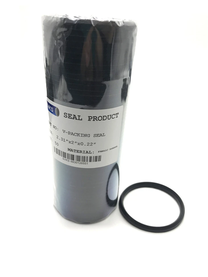NBR/VITON V-PACKING FABRIC SEALS